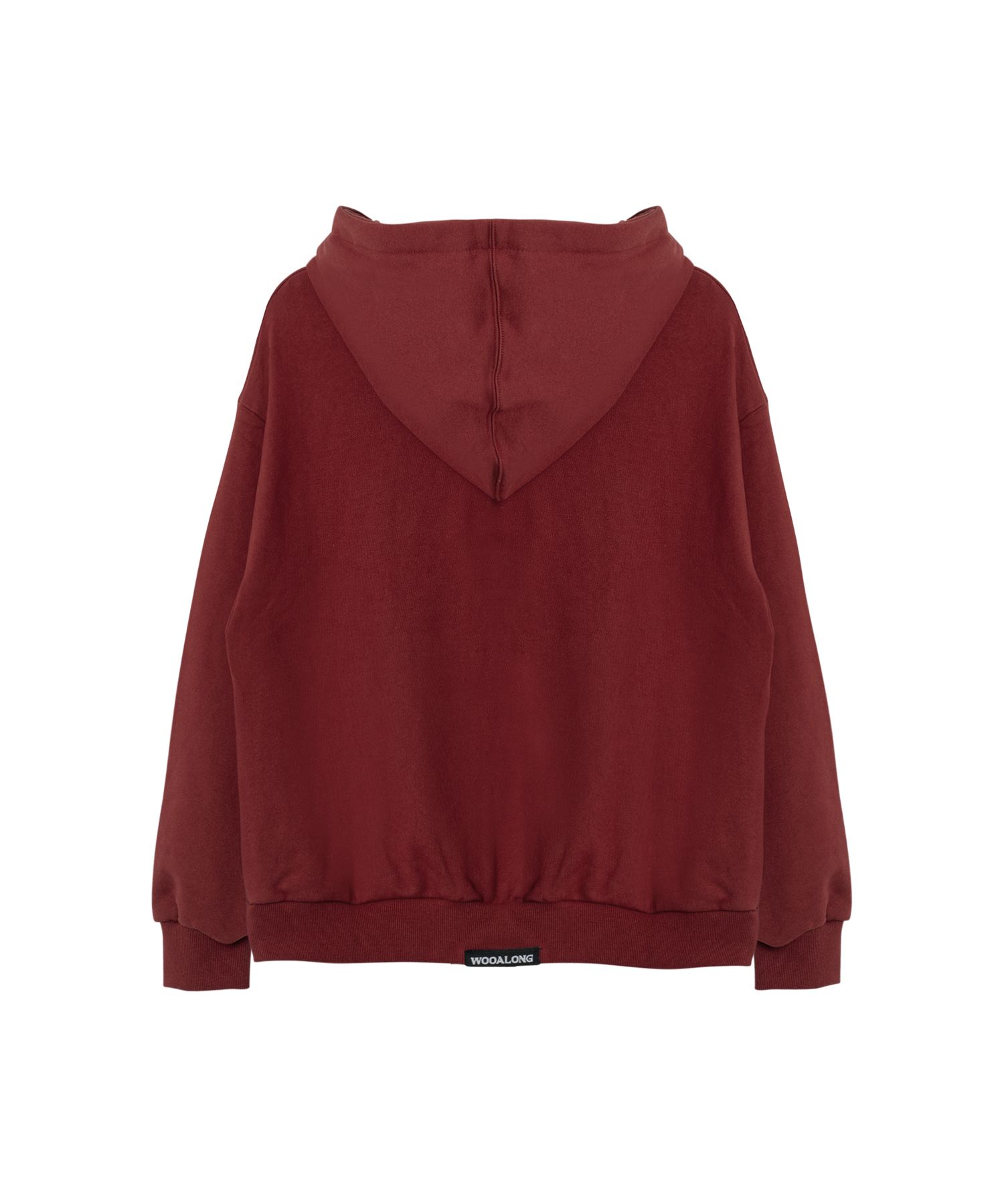 パーカー・フーディ WOOALONG Signature slim hood zipup BRICK RED MUSINSA | WOOALONG Signature slim hood zip-up - BRICK RED