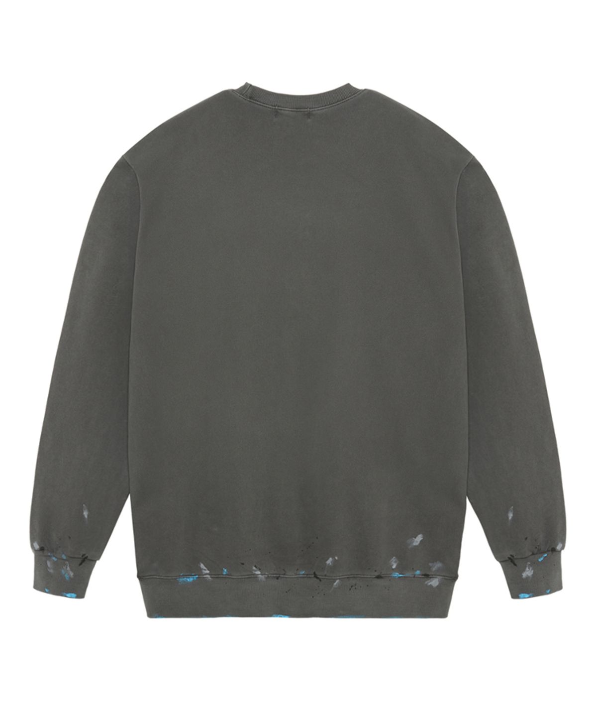 스트라이크(STRIKE) Vintage Washed Studded Sweatshirt (CHARCOAL)
