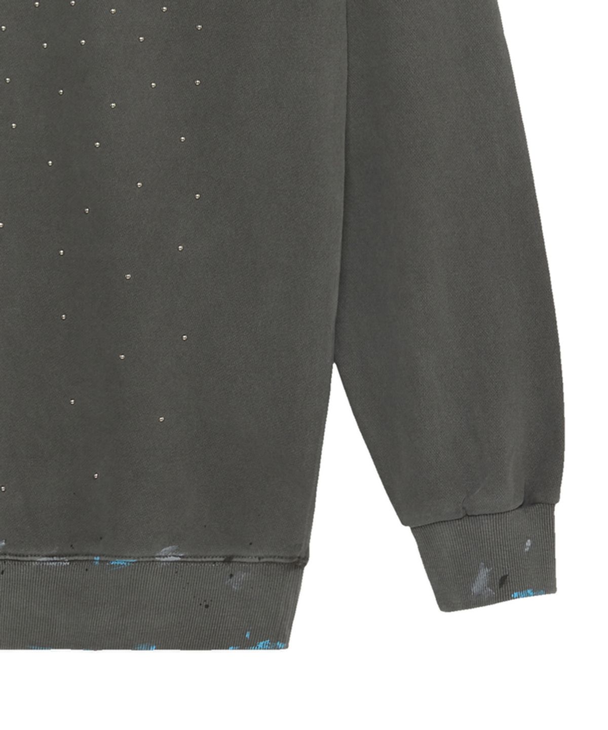 스트라이크(STRIKE) Vintage Washed Studded Sweatshirt (CHARCOAL)