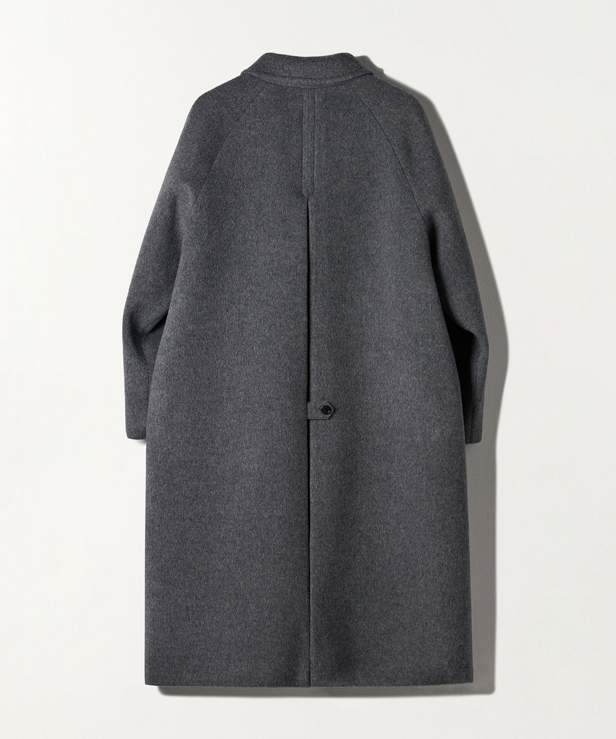 튜드먼트(TTUDEMENT) BALMACAAN WOOL COAT MELANGE GREY