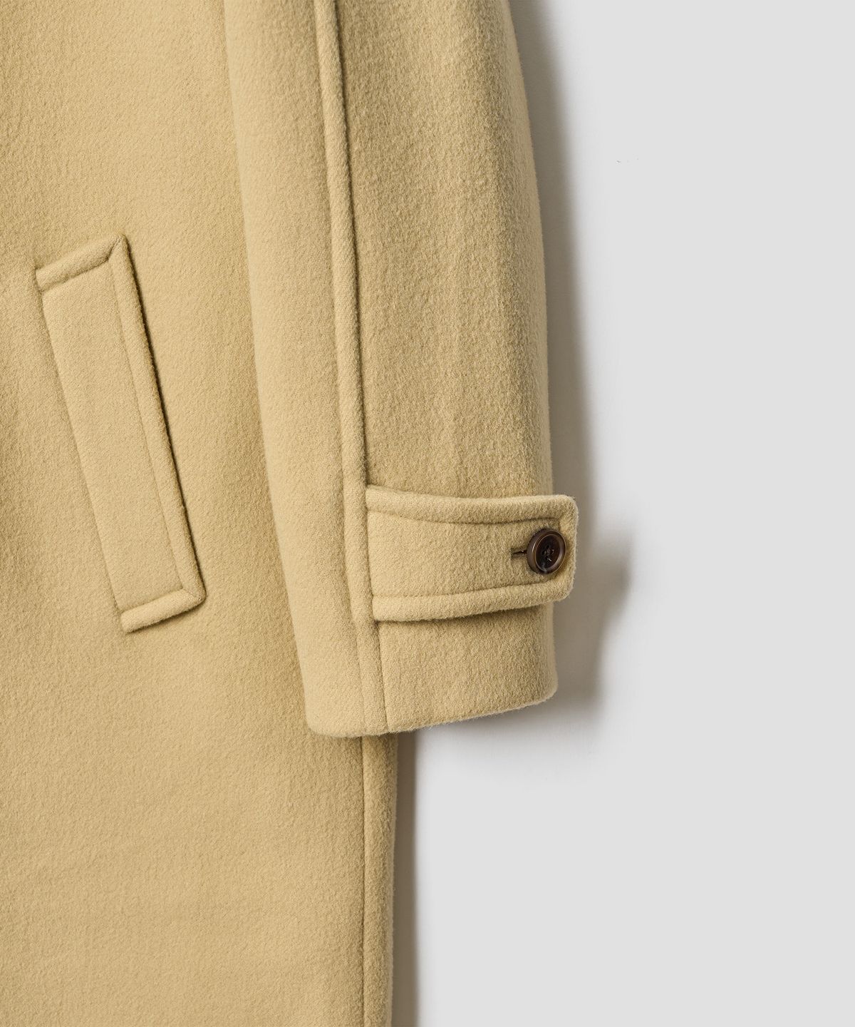 튜드먼트(TTUDEMENT) BALMACAAN WOOL COAT BUTTER