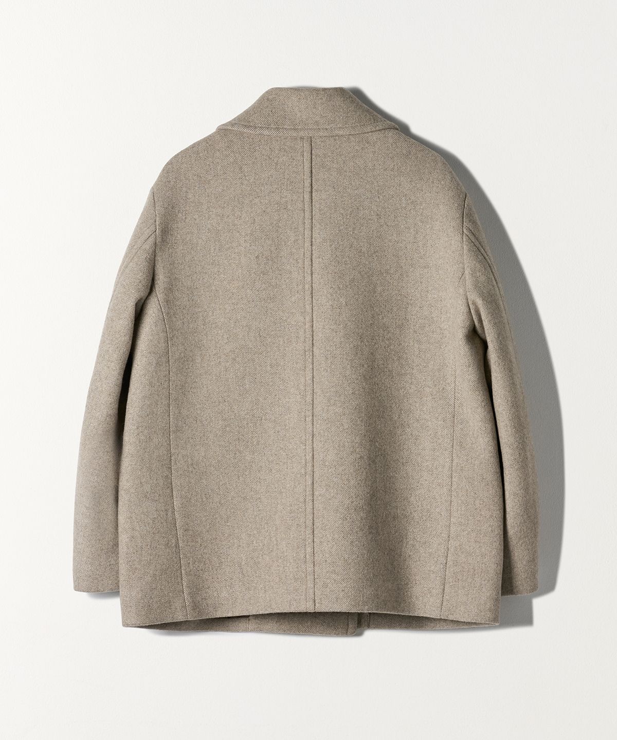 튜드먼트(TTUDEMENT) WOOL BLENDED PEACOAT MOCHA