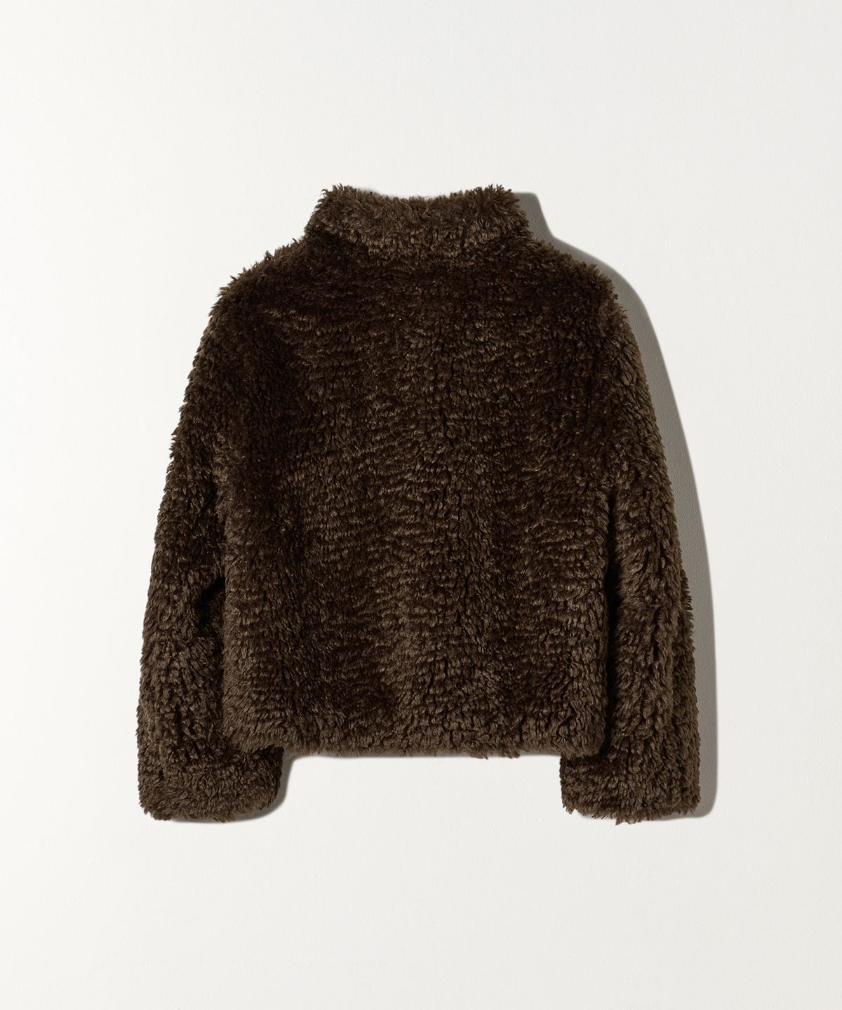튜드먼트(TTUDEMENT) TEDDY FUR JUMPER DARK BROWN
