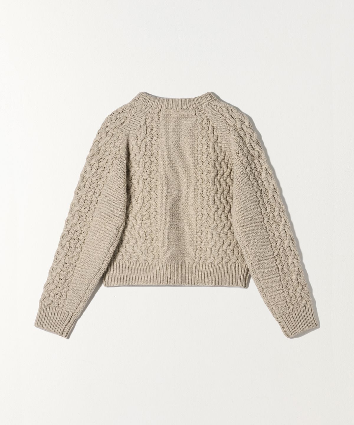 튜드먼트(TTUDEMENT) CABLE CARDIGAN OATMEAL
