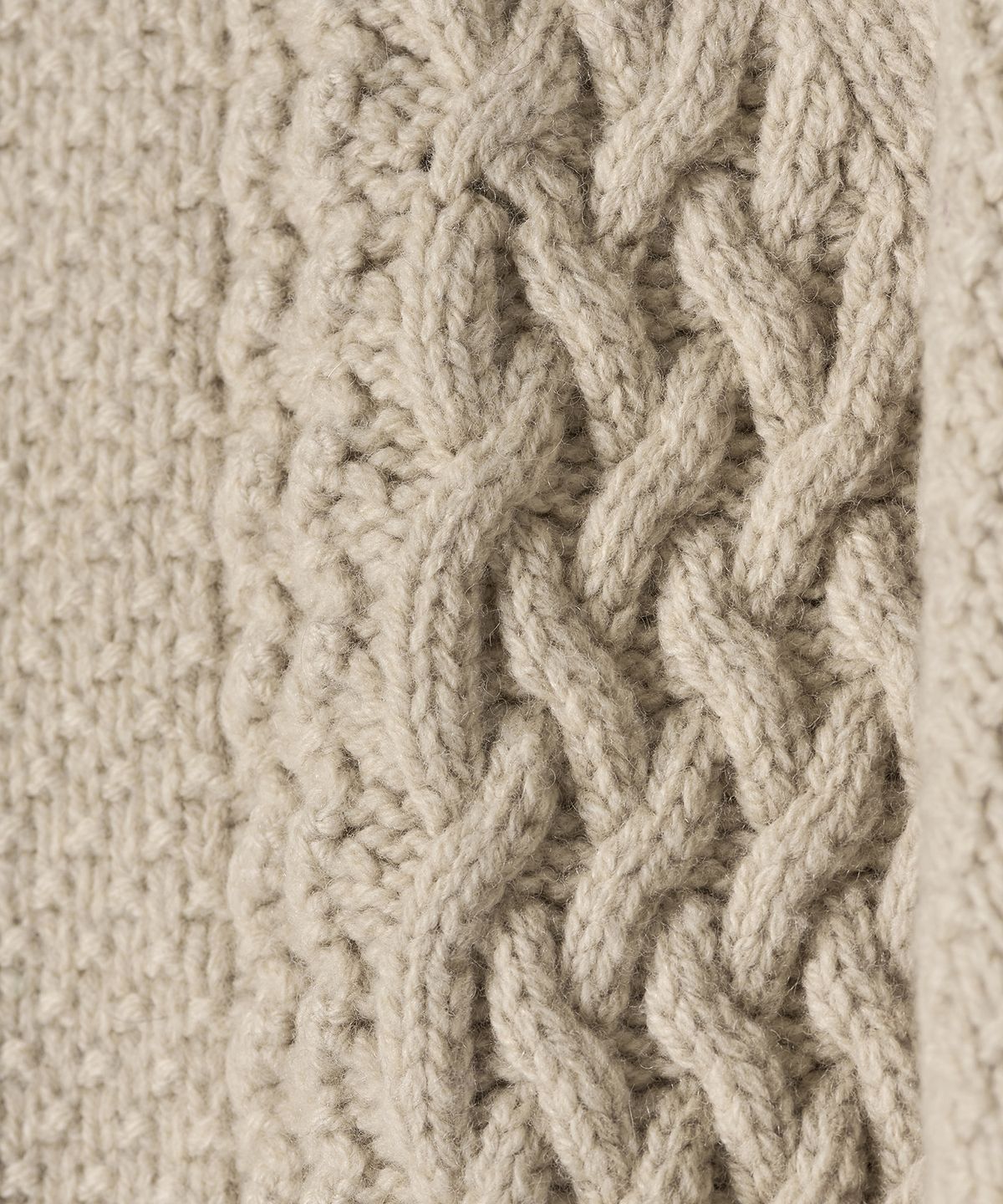 튜드먼트(TTUDEMENT) CABLE CARDIGAN OATMEAL