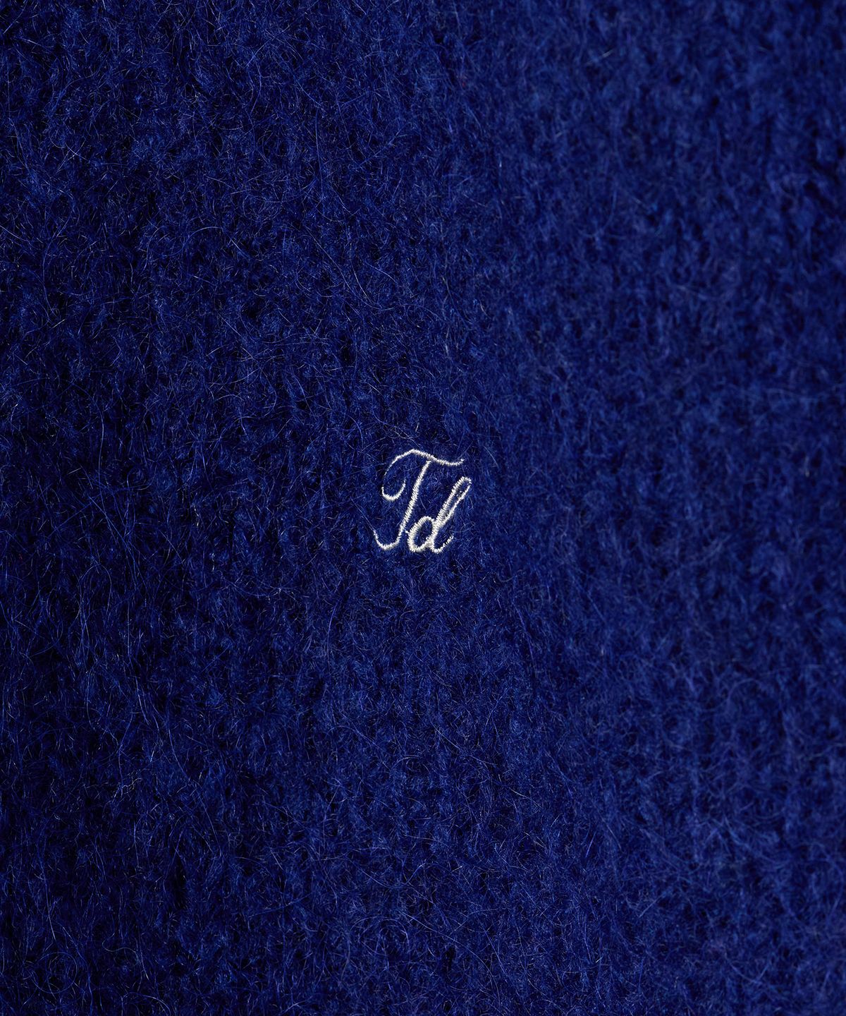 튜드먼트(TTUDEMENT) ALPACA ROUND PULLOVER BLUE