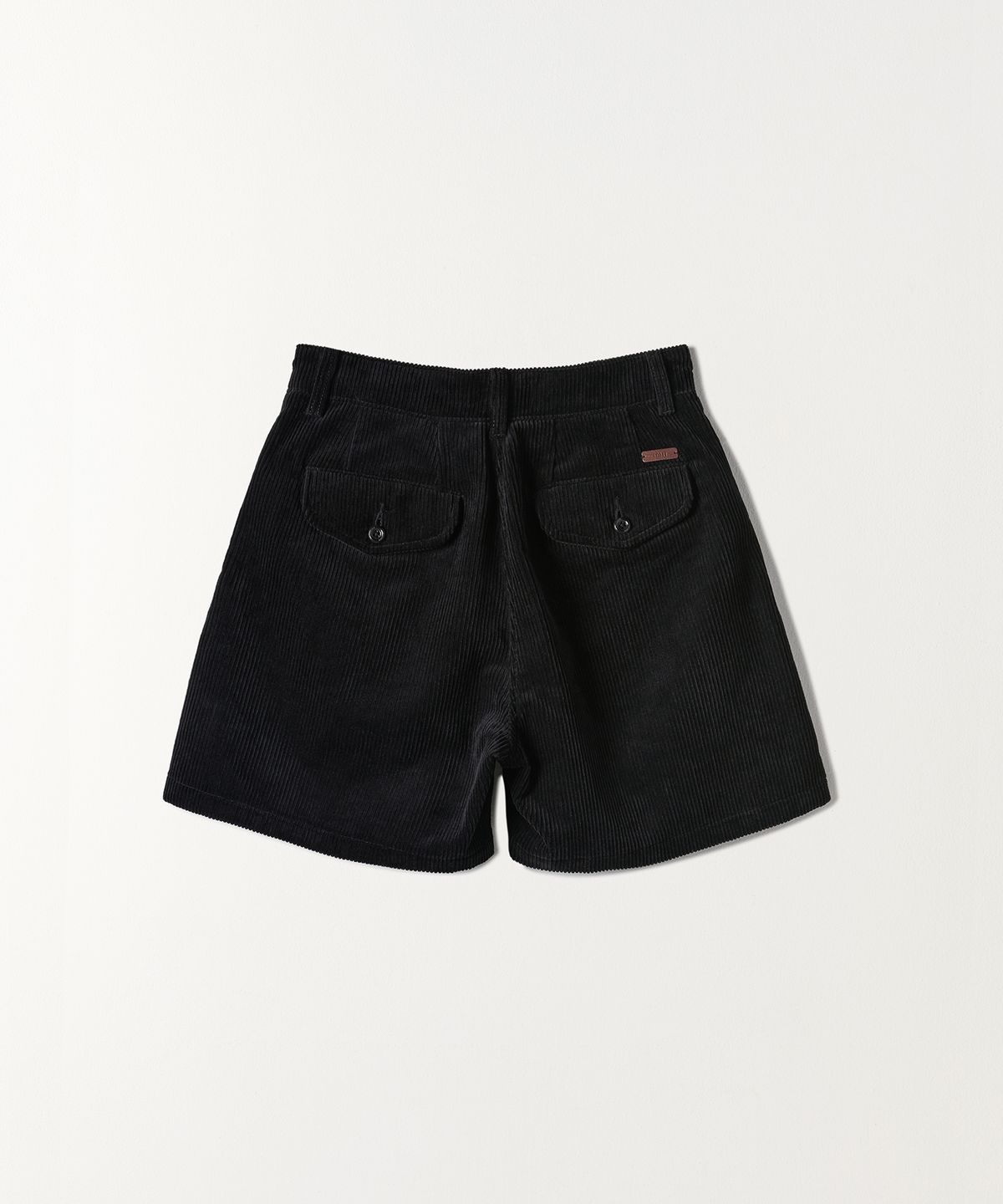 튜드먼트(TTUDEMENT) CORDUROY SHORTS BLACK