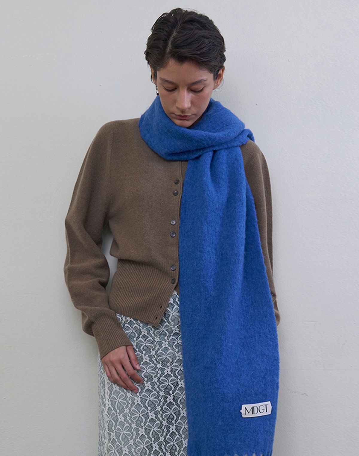 엠디지티(MDGT) Chunky Scarf Solid[MDE6ZY0012]