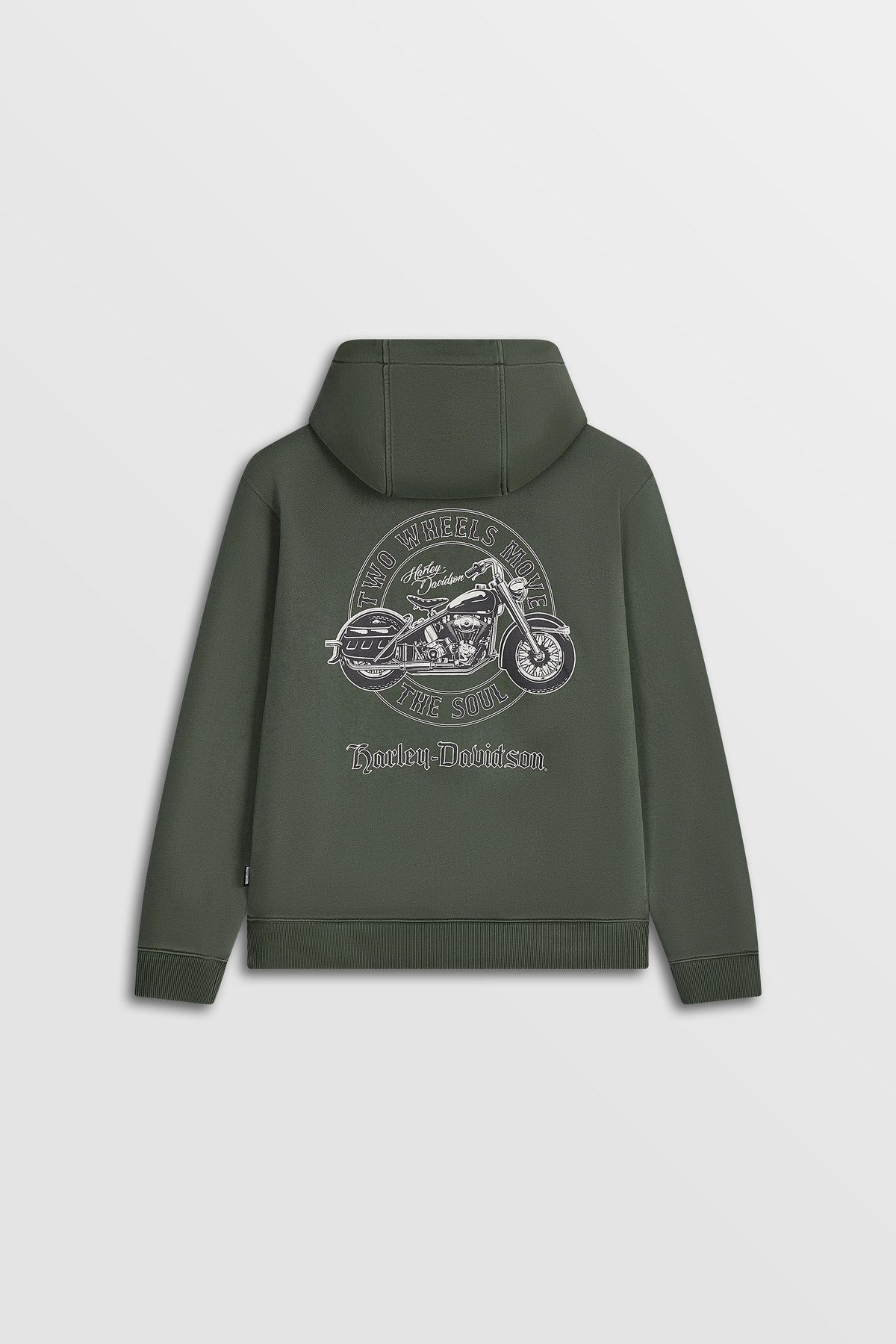 할리데이비슨 컬렉션스®(HARLEY-DAVIDSON COLLECTIONS®) 피그먼트 다잉 투 휠즈 후디 카키 HH14311209