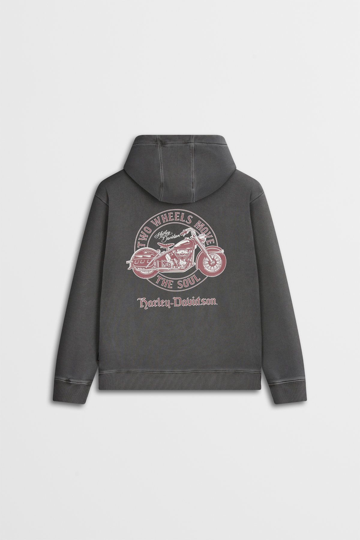 할리데이비슨 컬렉션스®(HARLEY-DAVIDSON COLLECTIONS®) 피그먼트 다잉 투 휠즈 후디 챠콜 HH14311209