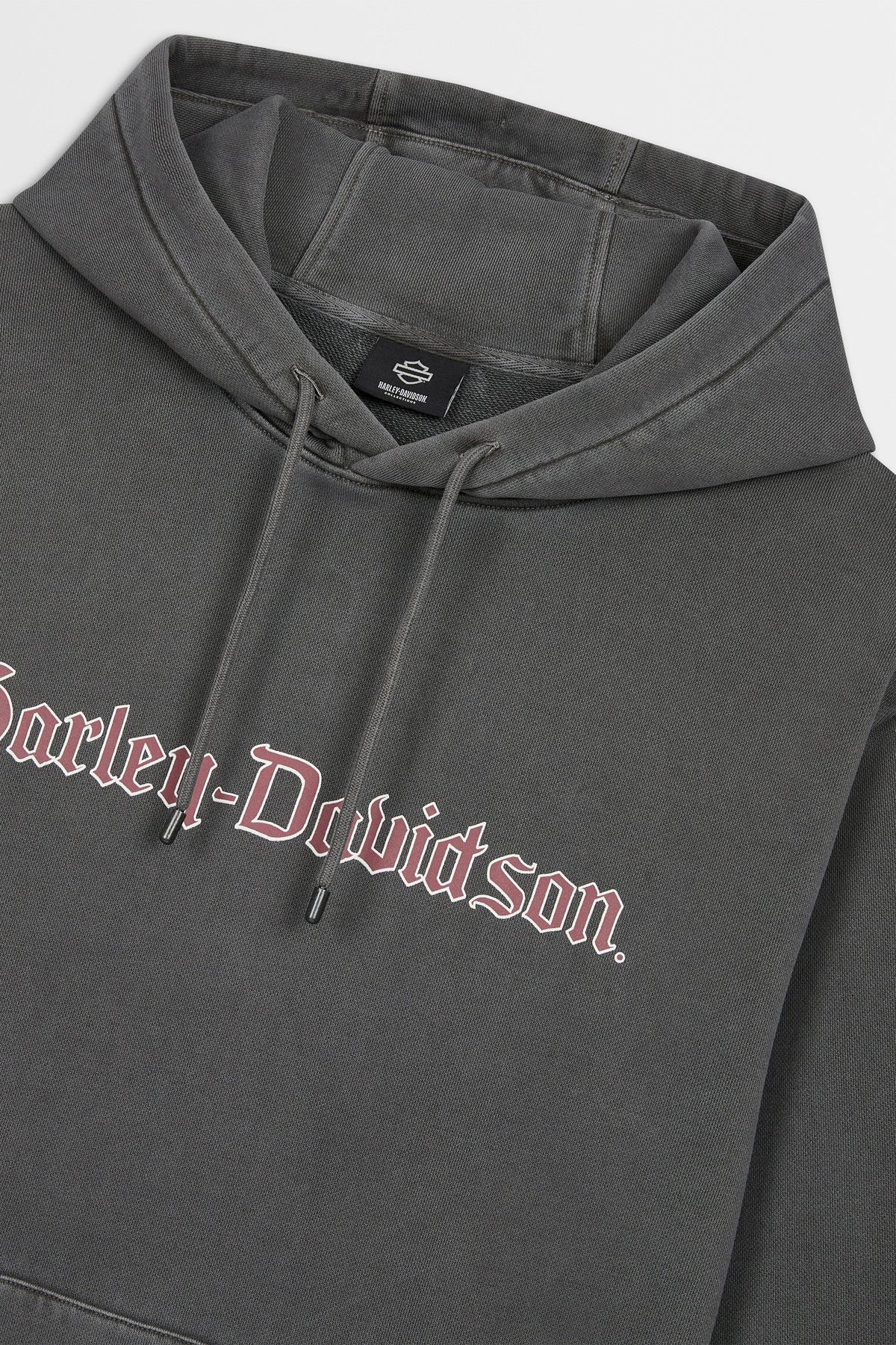 할리데이비슨 컬렉션스®(HARLEY-DAVIDSON COLLECTIONS®) 피그먼트 다잉 투 휠즈 후디 챠콜 HH14311209