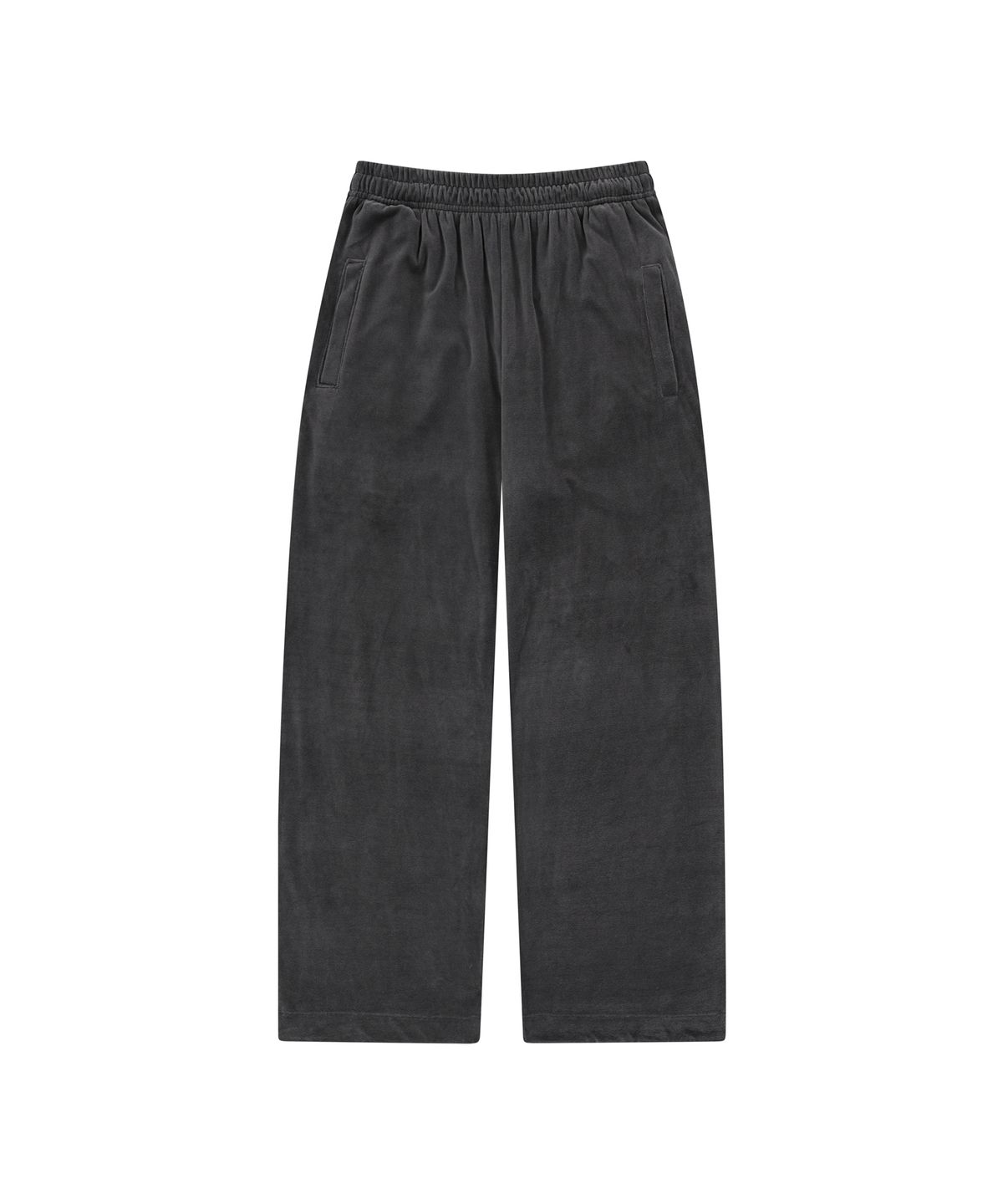 아캄(AAKAM) 98 Patch Velour Pants (Dark Gray)