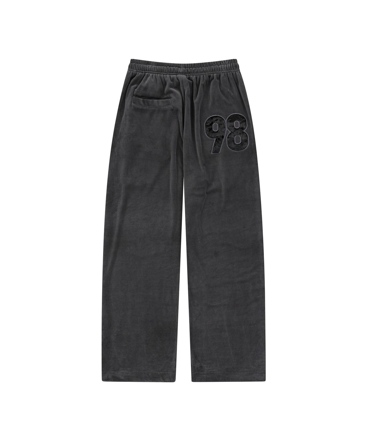 아캄(AAKAM) 98 Patch Velour Pants (Dark Gray)