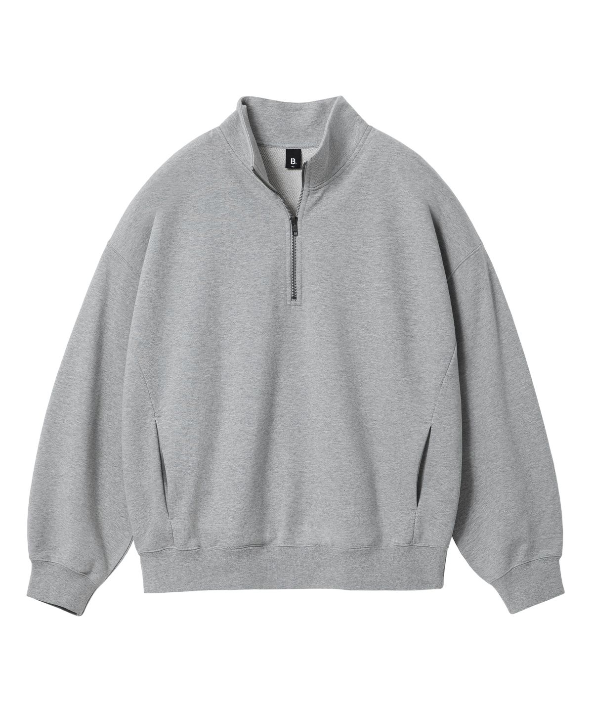 브렌슨(BRENSON) B. 오버핏 스웨트 하프집업 ( 4Color )