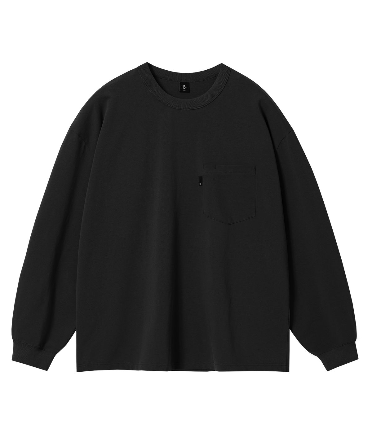 브렌슨(BRENSON) B. 오버핏 포켓 시보리 긴팔티 ( 4Color )