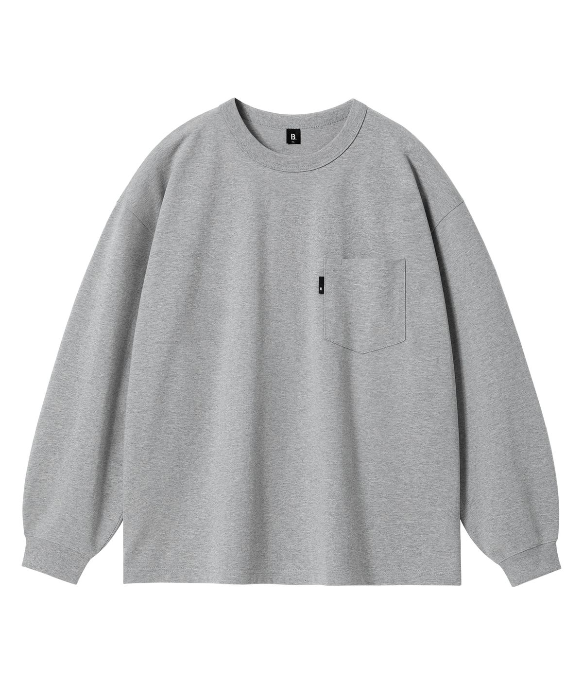 브렌슨(BRENSON) B. 오버핏 포켓 시보리 긴팔티 ( 4Color )
