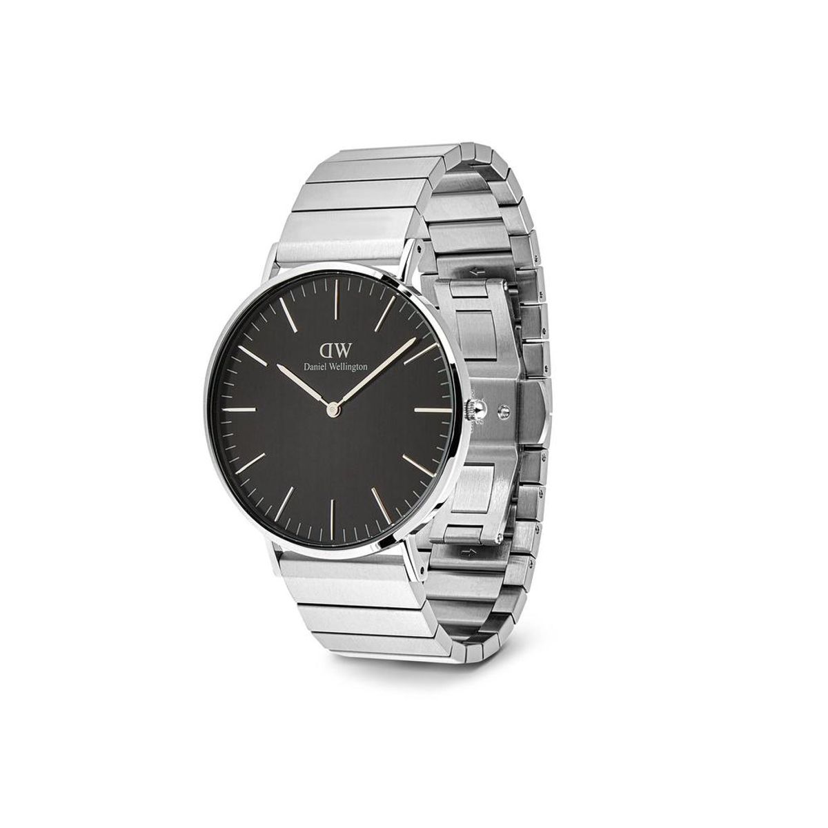 다니엘 웰링턴(DANIEL WELLINGTON) CLASSIC PIANO LINK ONYX SILVER 남자 메탈시계