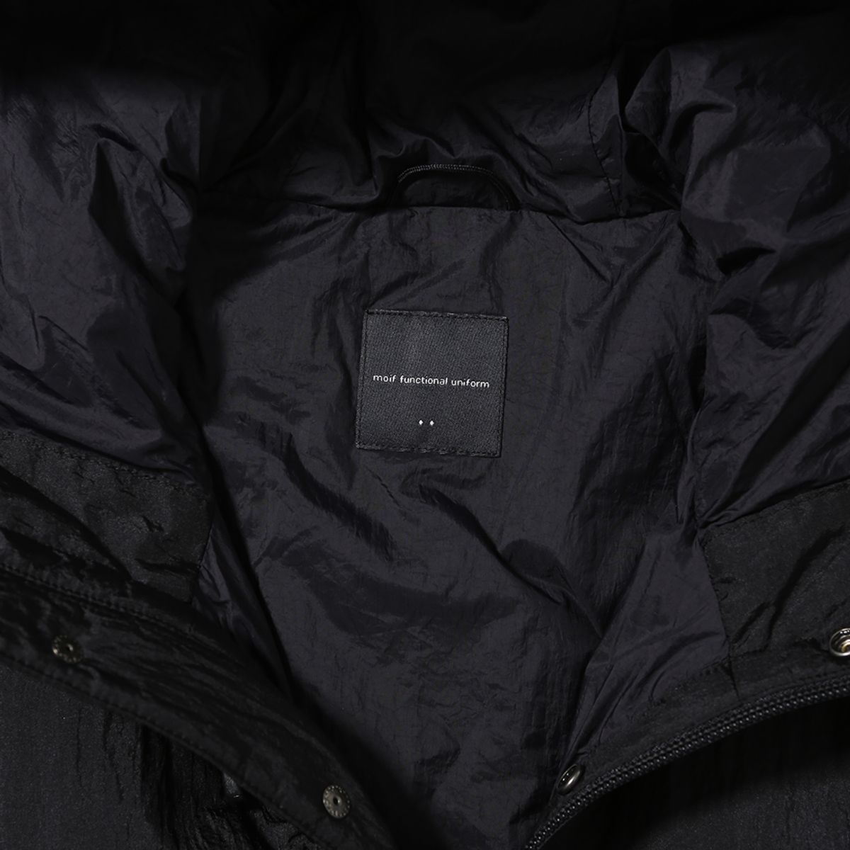 모이프(MOIF) [AW24]CITY DWELLER INSULATED PARKA / BLACK