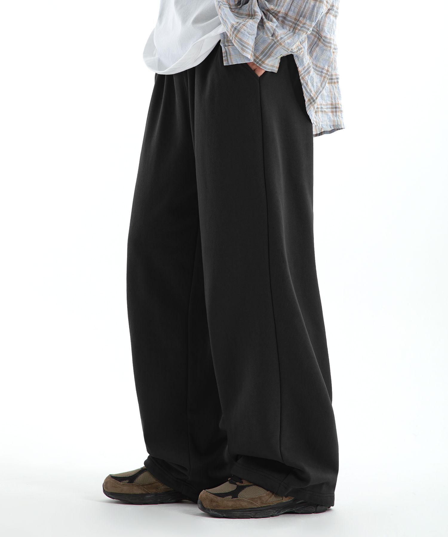 MUSINSA | BRENSON B. String Wide Balloon Fit Sweatpants (4Color)