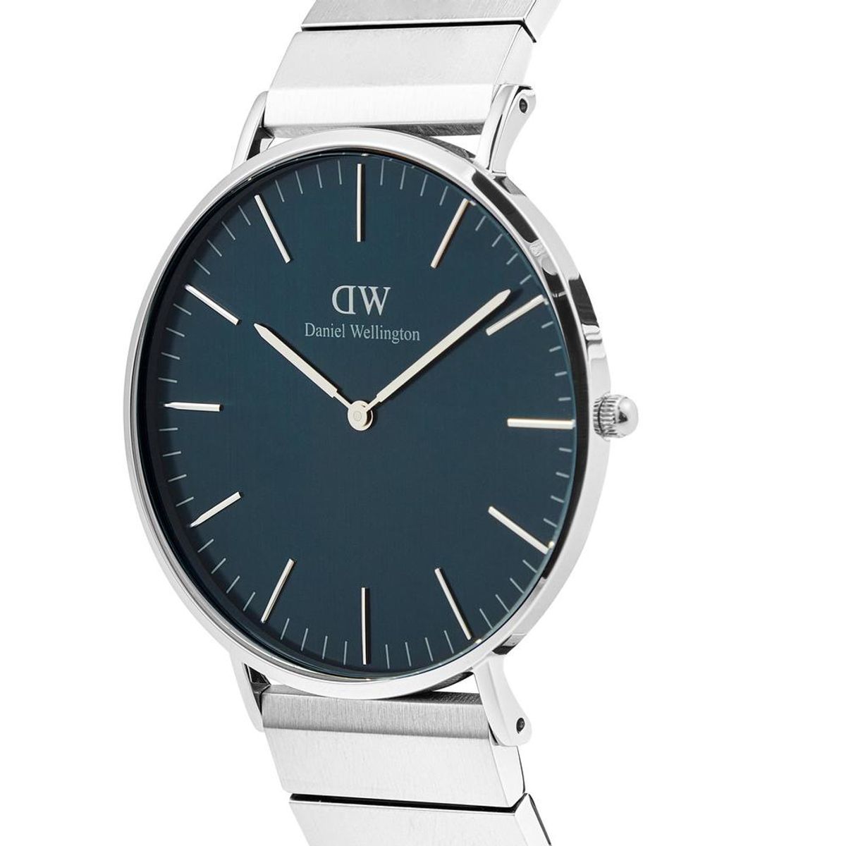 다니엘 웰링턴(DANIEL WELLINGTON) CLASSIC PIANO LINK ARCTIC SILVER 청판 손목시계