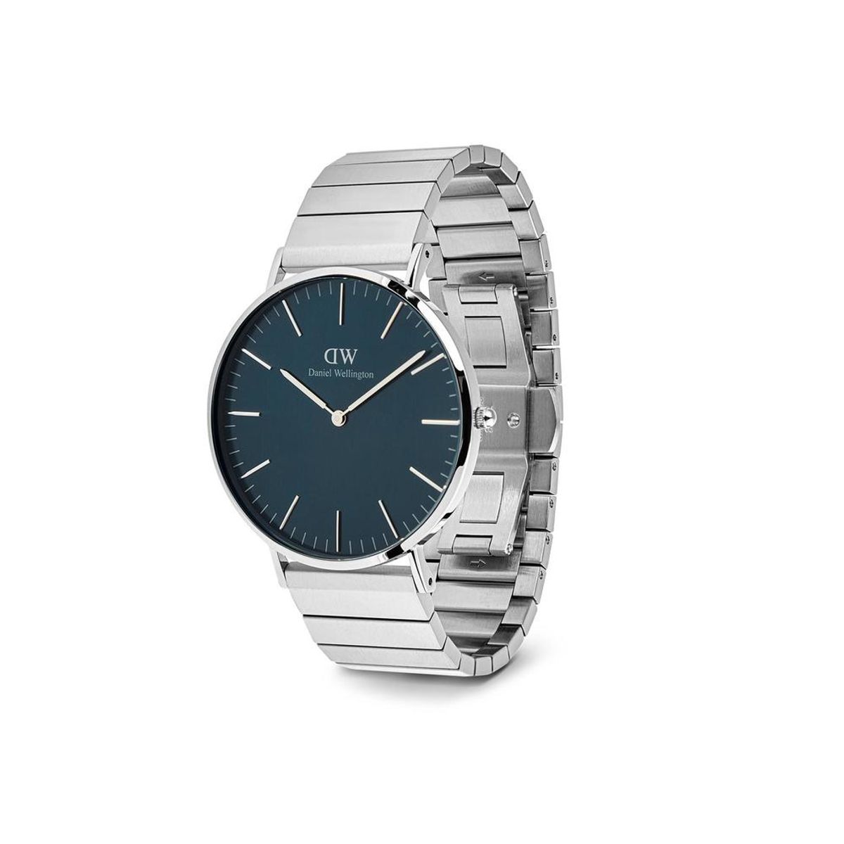 다니엘 웰링턴(DANIEL WELLINGTON) CLASSIC PIANO LINK ARCTIC SILVER 청판 손목시계