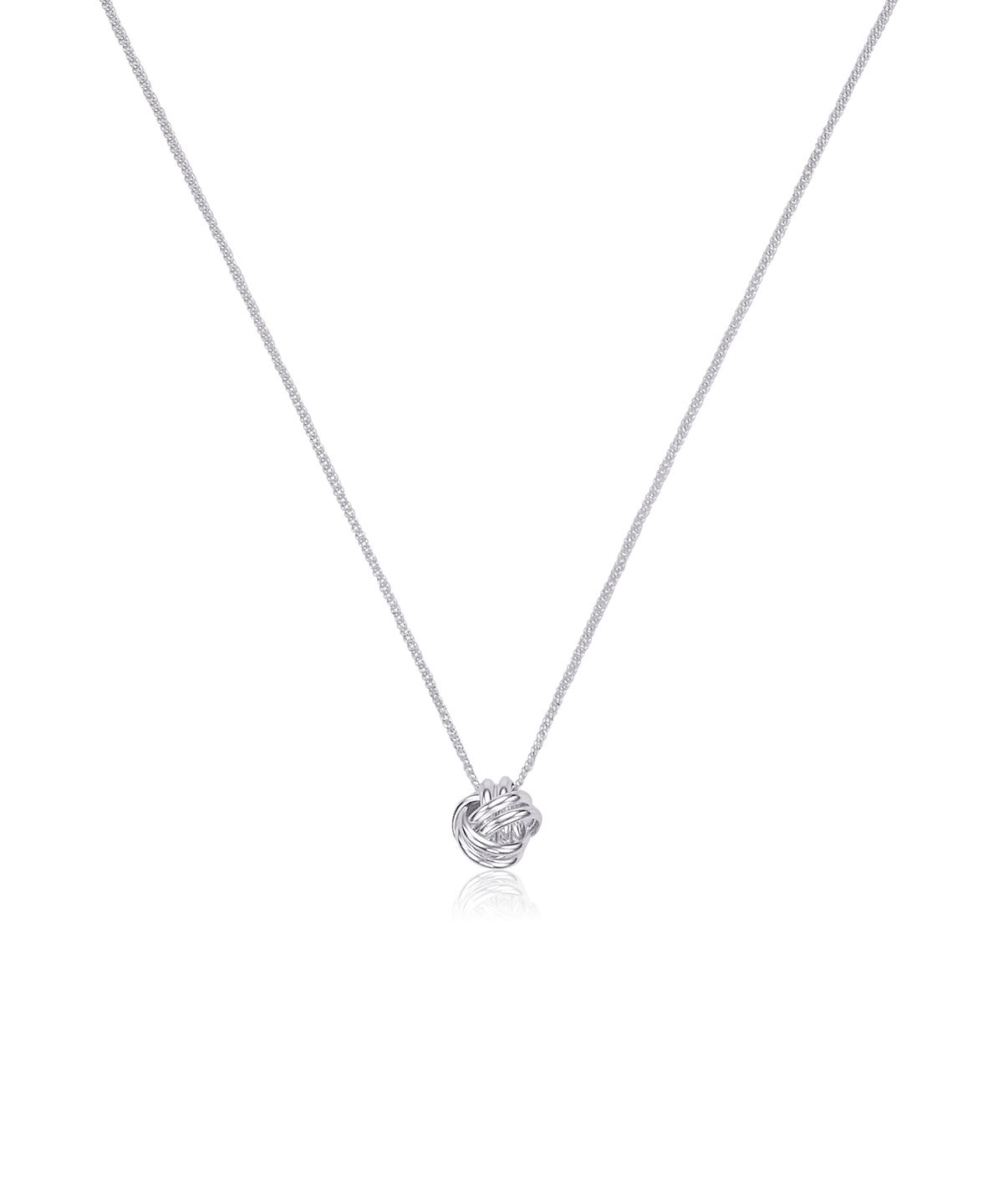 티오유(TOU) [Silver925] NC012 Thread Ball Necklace