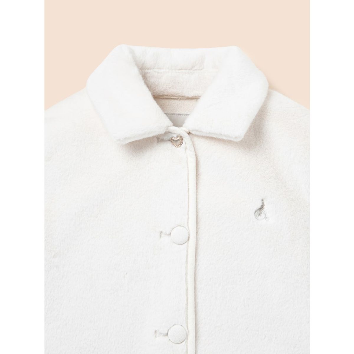 빈폴 키즈(BEANPOLE KIDS) 여아 퍼 코트  아이보리 (BI493TG020)