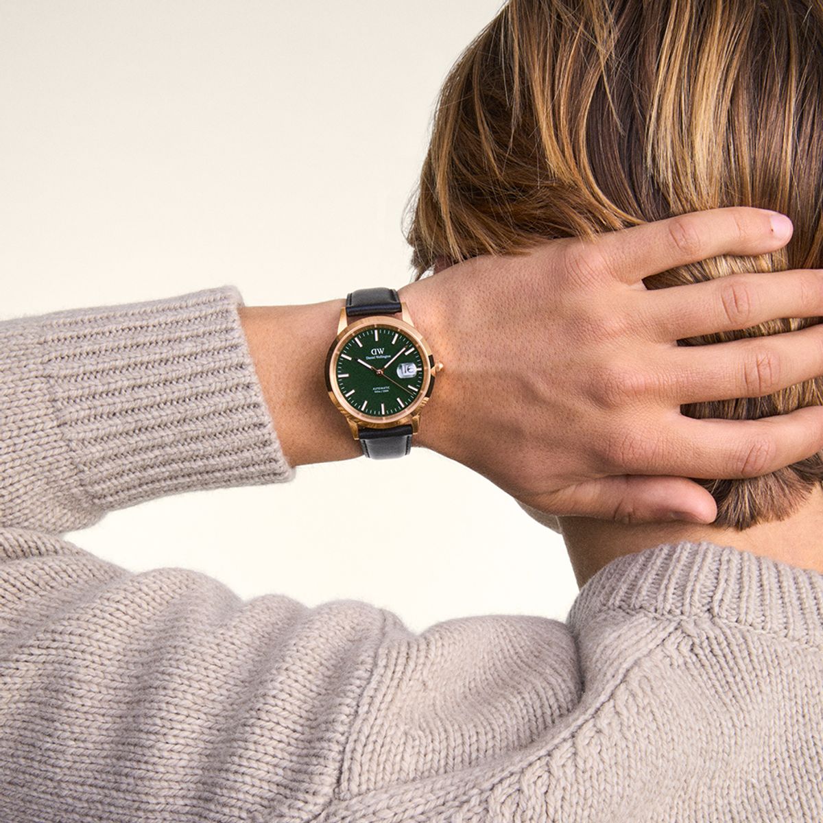 다니엘 웰링턴(DANIEL WELLINGTON) ICONIC SHEFFIELD AUTOMATIC 오토매틱 가죽시계