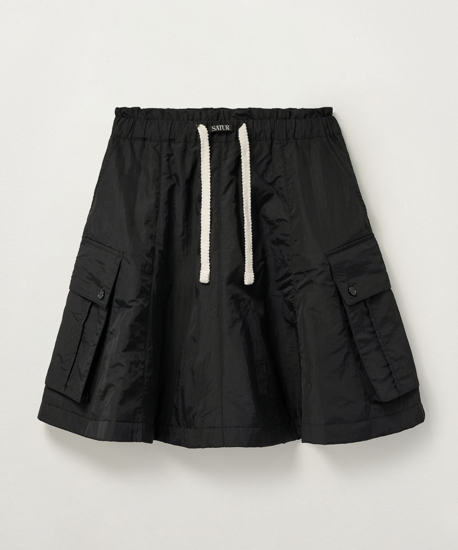 【 SATUR 】(W) Padded Balloon Cargo Skirt MUSINSA | SATUR (W) Padded Balloon Cargo Skirt Black