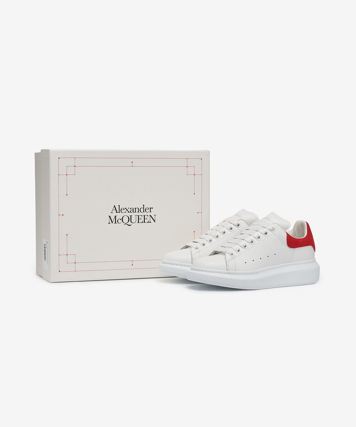 完売品　ALEXANDER McQUEEN　553770　レッド　スニーカー Buy Alexander McQueen Wmns Oversized Sneaker 'Lush Red