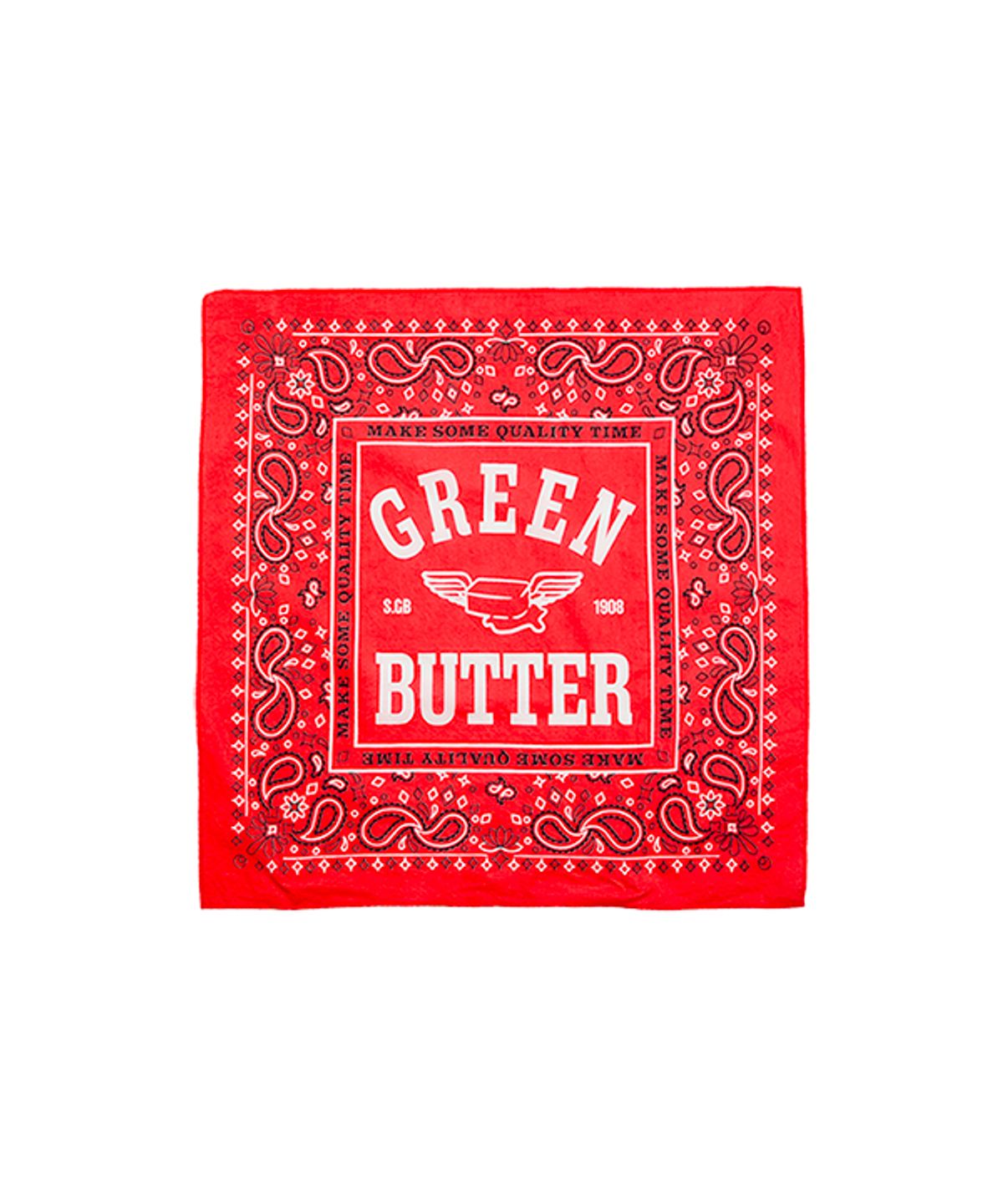그린버터(GREENBUTTER) Butter Wing Bandana (Navy)