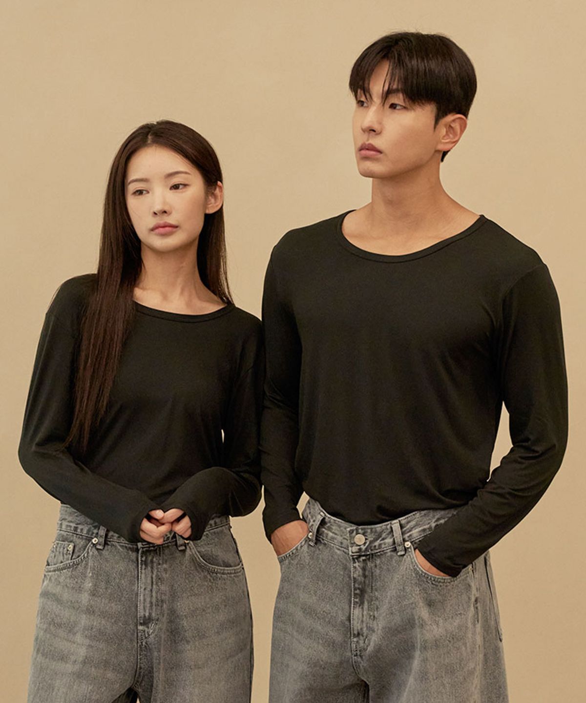 도씨(DOSSY) [3PACK] 히트올 극세사 발열내의 상하의세트