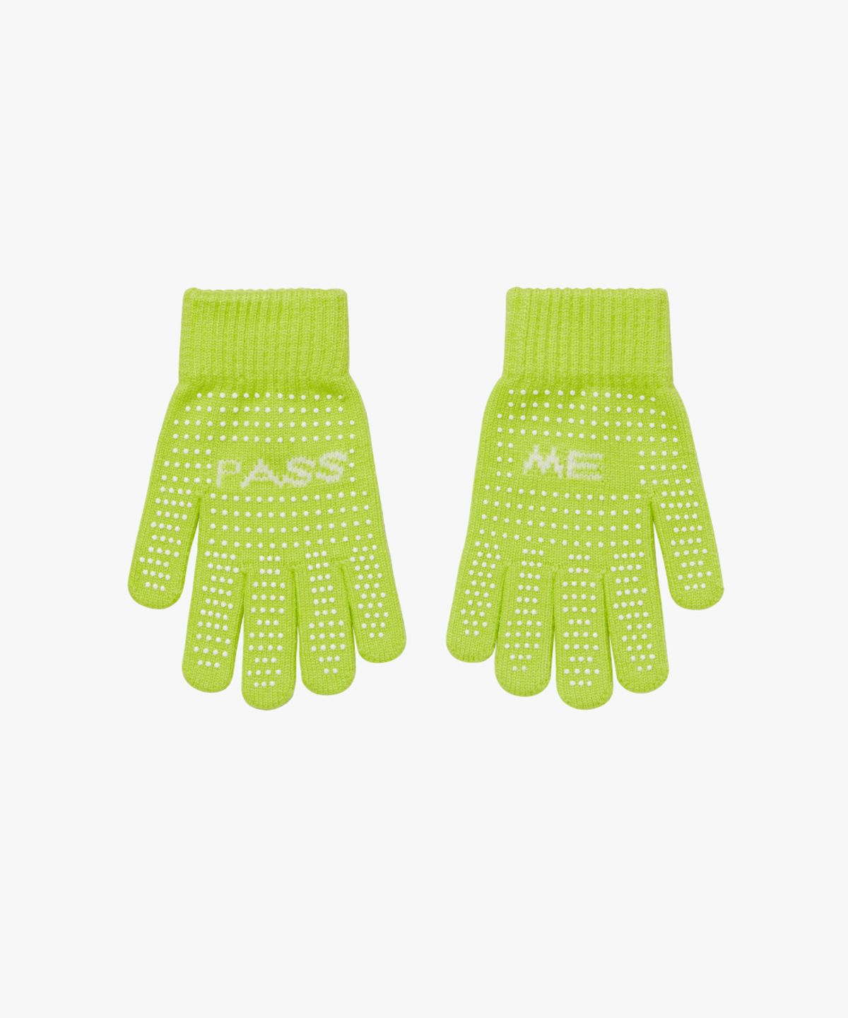 골스튜디오(GOALSTUDIO) ESSENTIAL PASS ME GLOVES-LIME