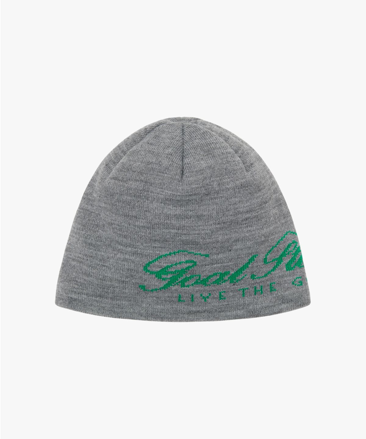 골스튜디오(GOALSTUDIO) ESSENTIAL JACQUARD BEANIE-MELANGE GREY