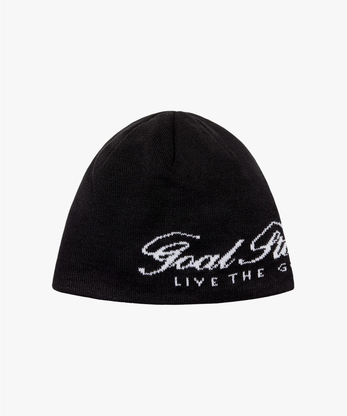 골스튜디오(GOALSTUDIO) ESSENTIAL JACQUARD BEANIE-BLACK