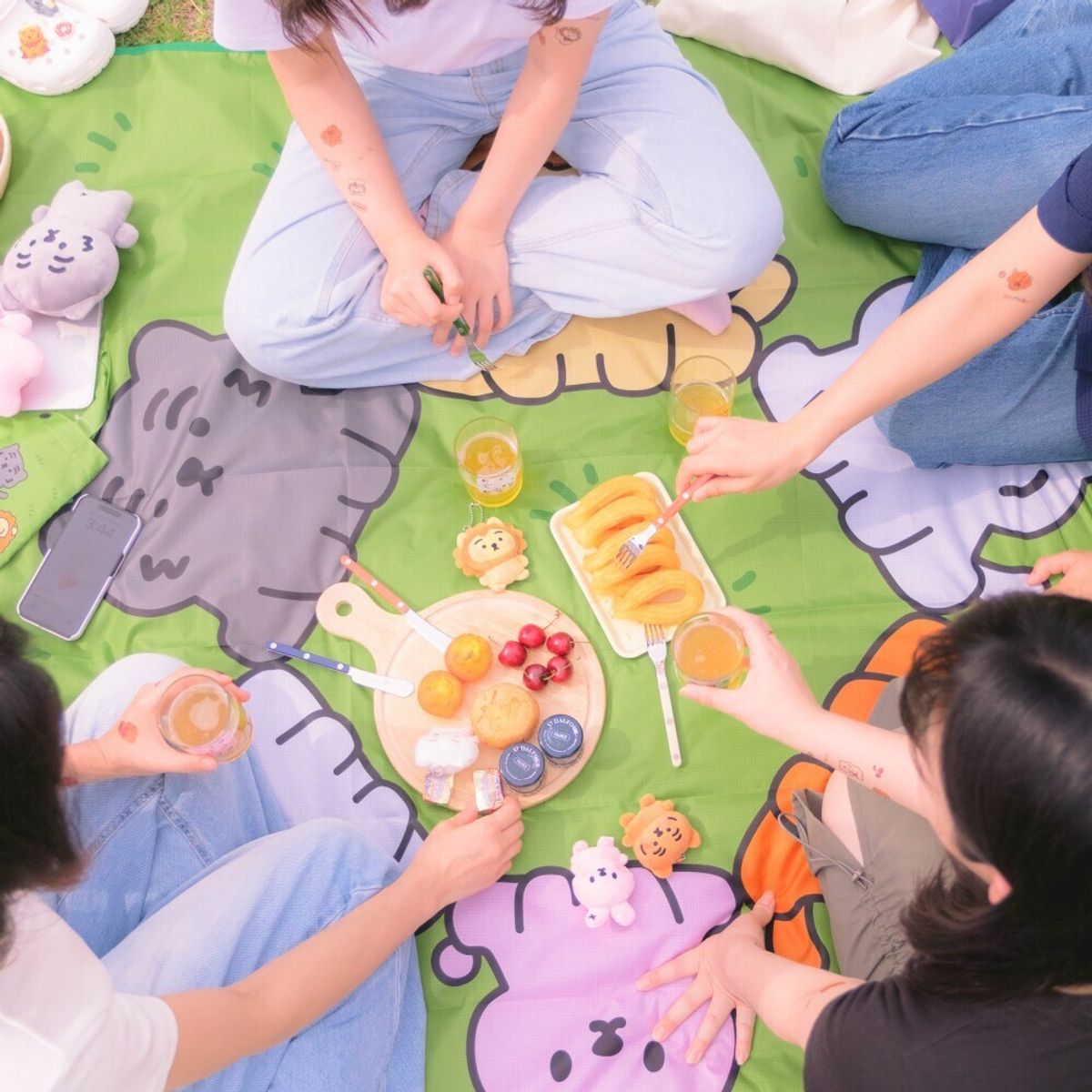 무직타이거(MUZIKTIGER) 무직타이거 모여랑 피크닉매트