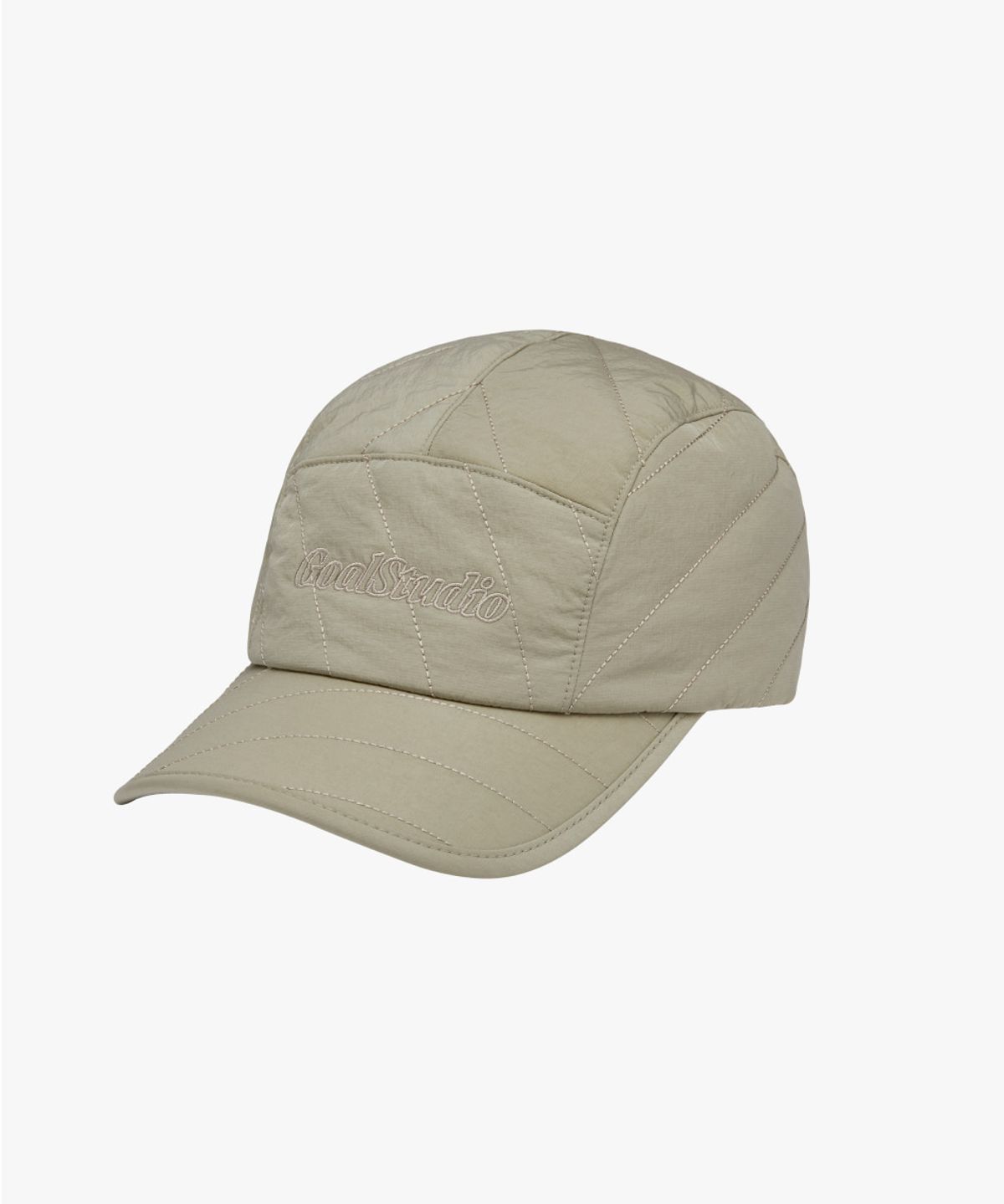 골스튜디오(GOALSTUDIO) SUPERBALL QUILTED CAMP CAP-BEIGE