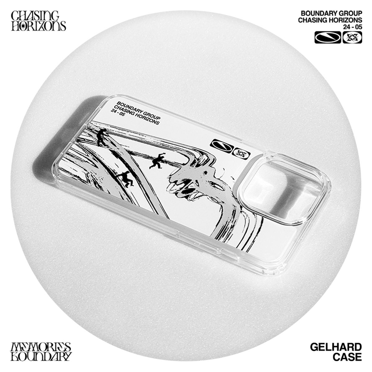 메모리즈바운더리(MEMORIESBOUNDARY) Someone chasing the horizon Phone Case (GelHard)