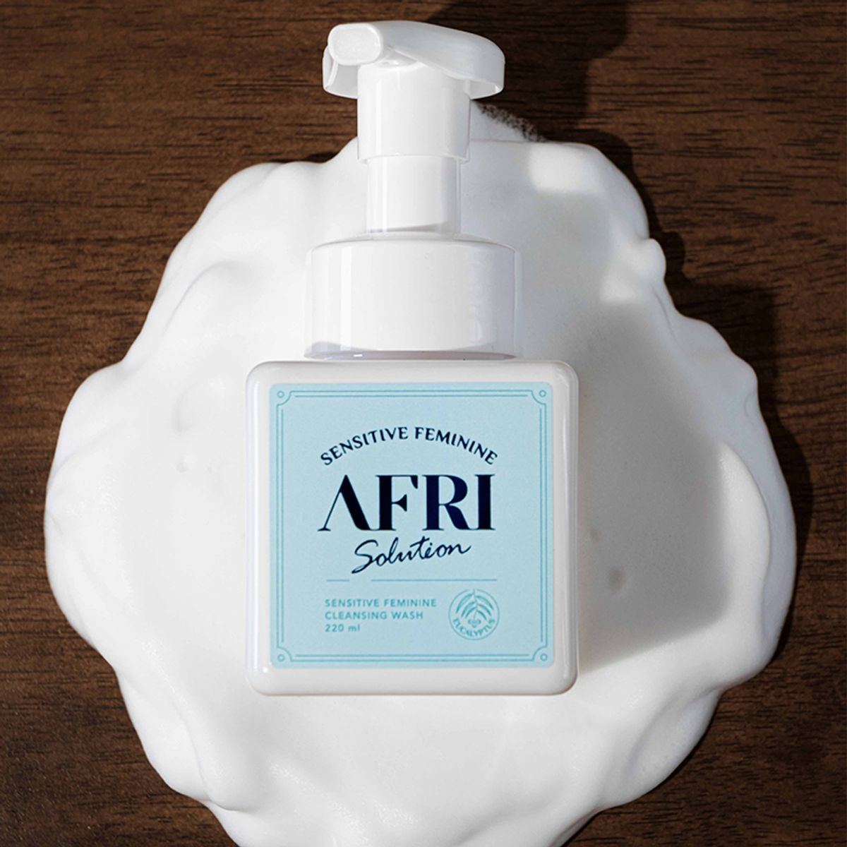 애프리솔루션(AFRISOLUTION) 애프리버블여성청결제 220ml [블루]