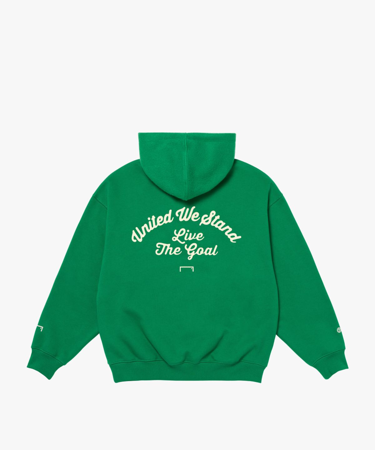 골스튜디오(GOALSTUDIO) VARSITY BRUSHED HOODIE-GREEN