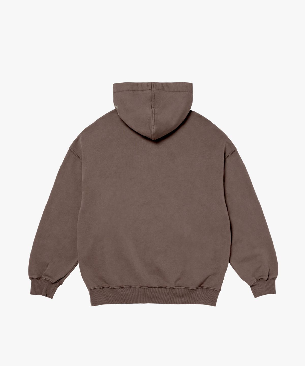 골스튜디오(GOALSTUDIO) RETRO PIGMENT HOODIE-DARK BROWN