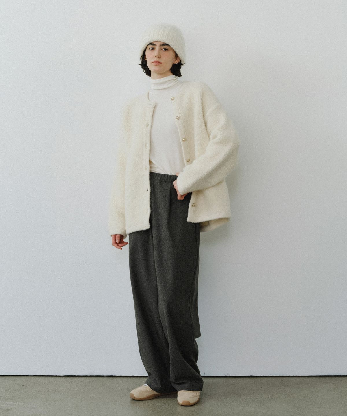 유라고(URAGO) Arthur wool banding pants