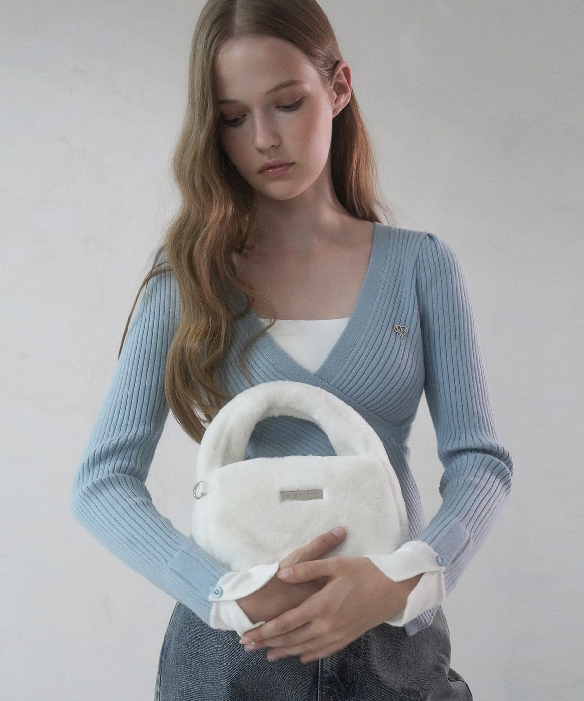 비바셔스(VIVACIOUS) Anne Fur Bag - 5COL