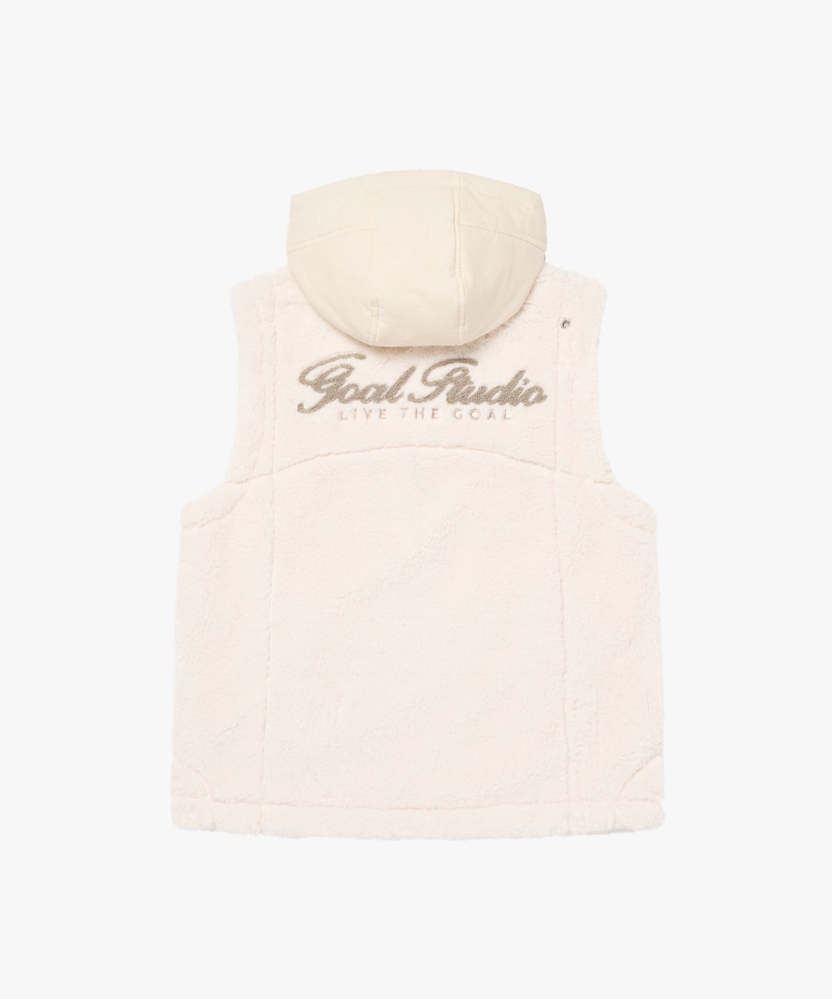 골스튜디오(GOALSTUDIO) STADIUM STITCH FLEECE VEST-CREAM