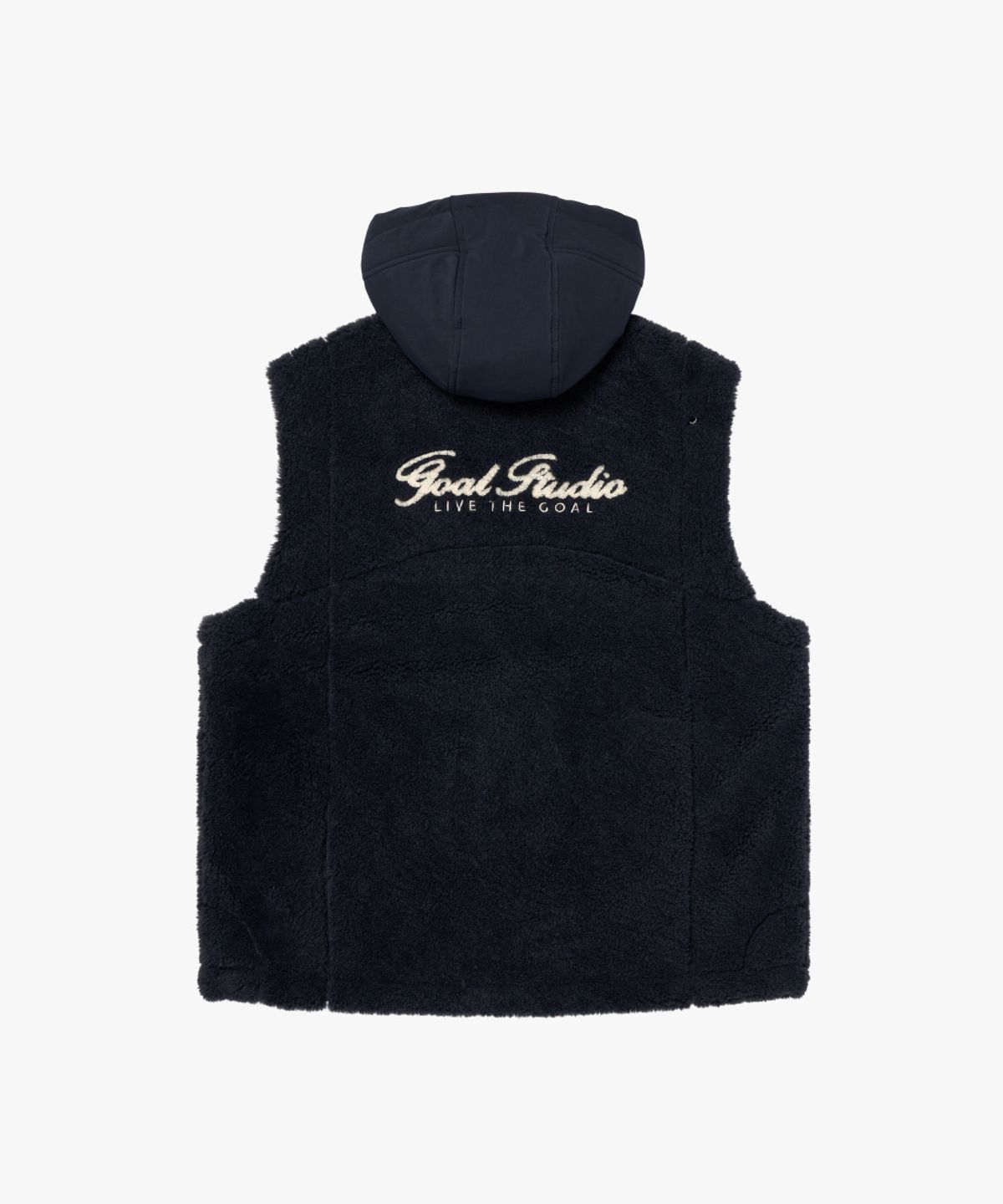 골스튜디오(GOALSTUDIO) STADIUM STITCH FLEECE VEST-DARK NAVY