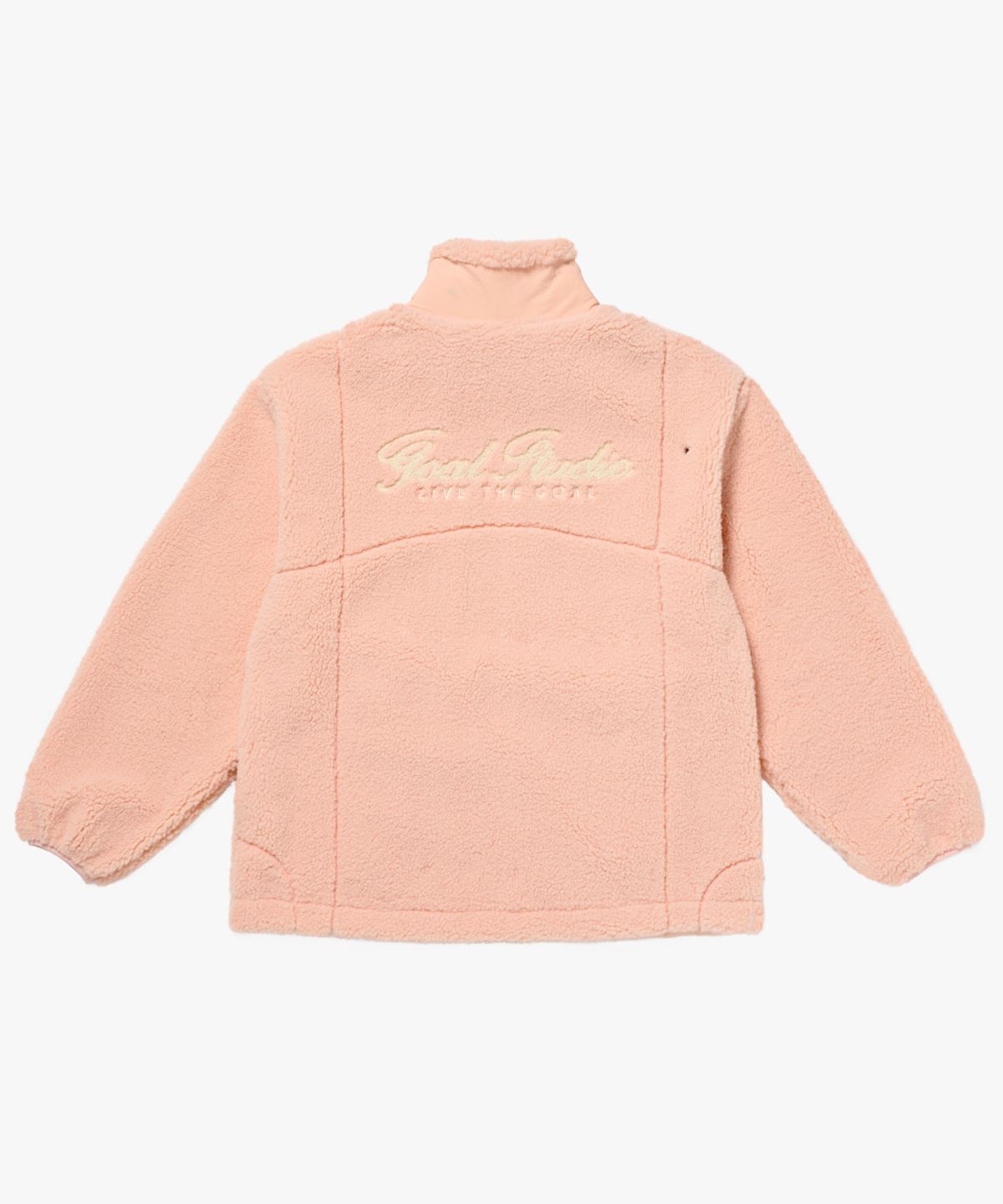 골스튜디오(GOALSTUDIO) STADIUM STITCH FLEECE JACKET-CORAL