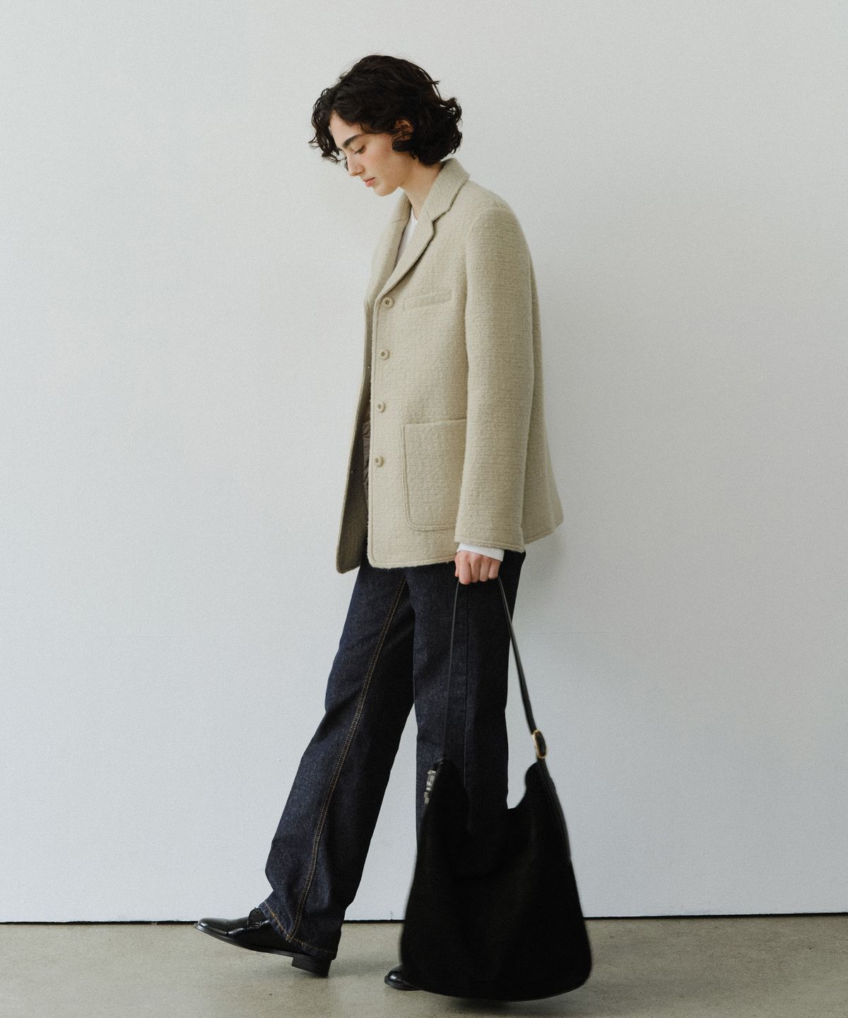 유라고(URAGO) Nonfade straight denim pants