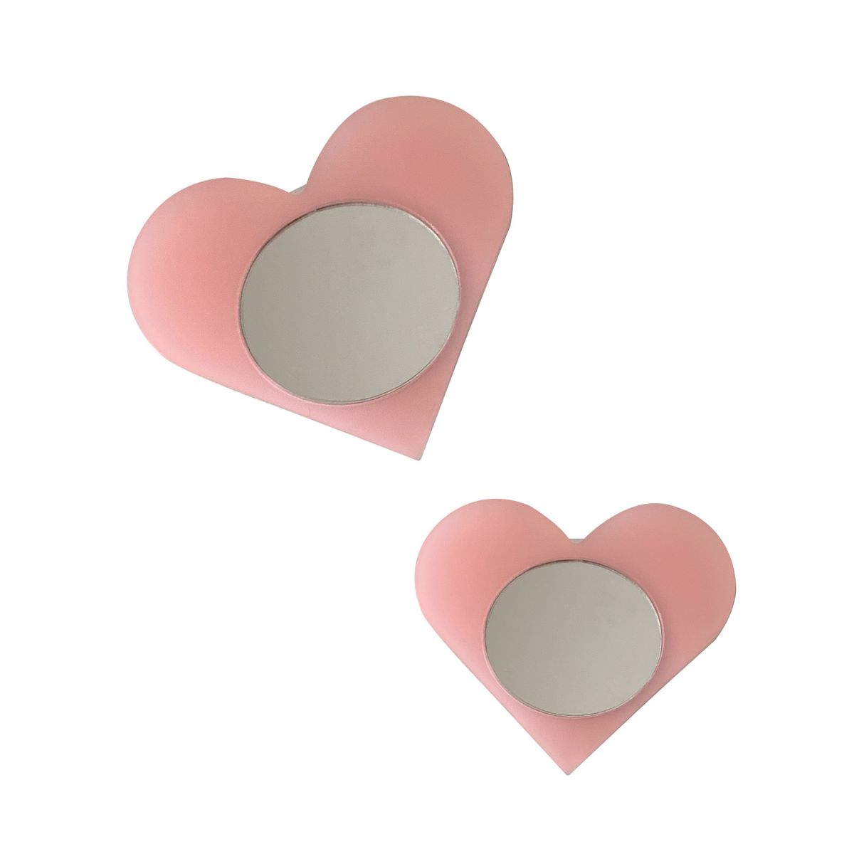 세컨드부티크(SECOND BOUTIQUE) [Mirror Tok] pink heart mirror tok