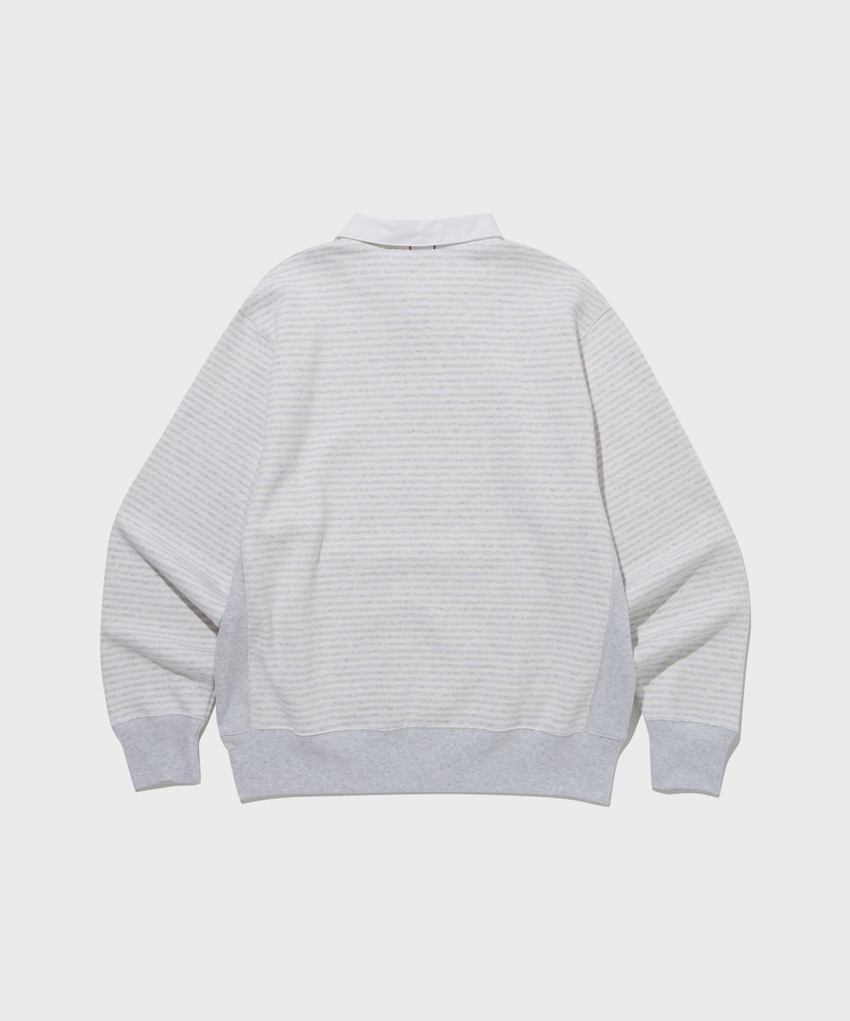 챔피온(CHAMPION) 리버스위브 럭비 스웨트셔츠 Light Grey