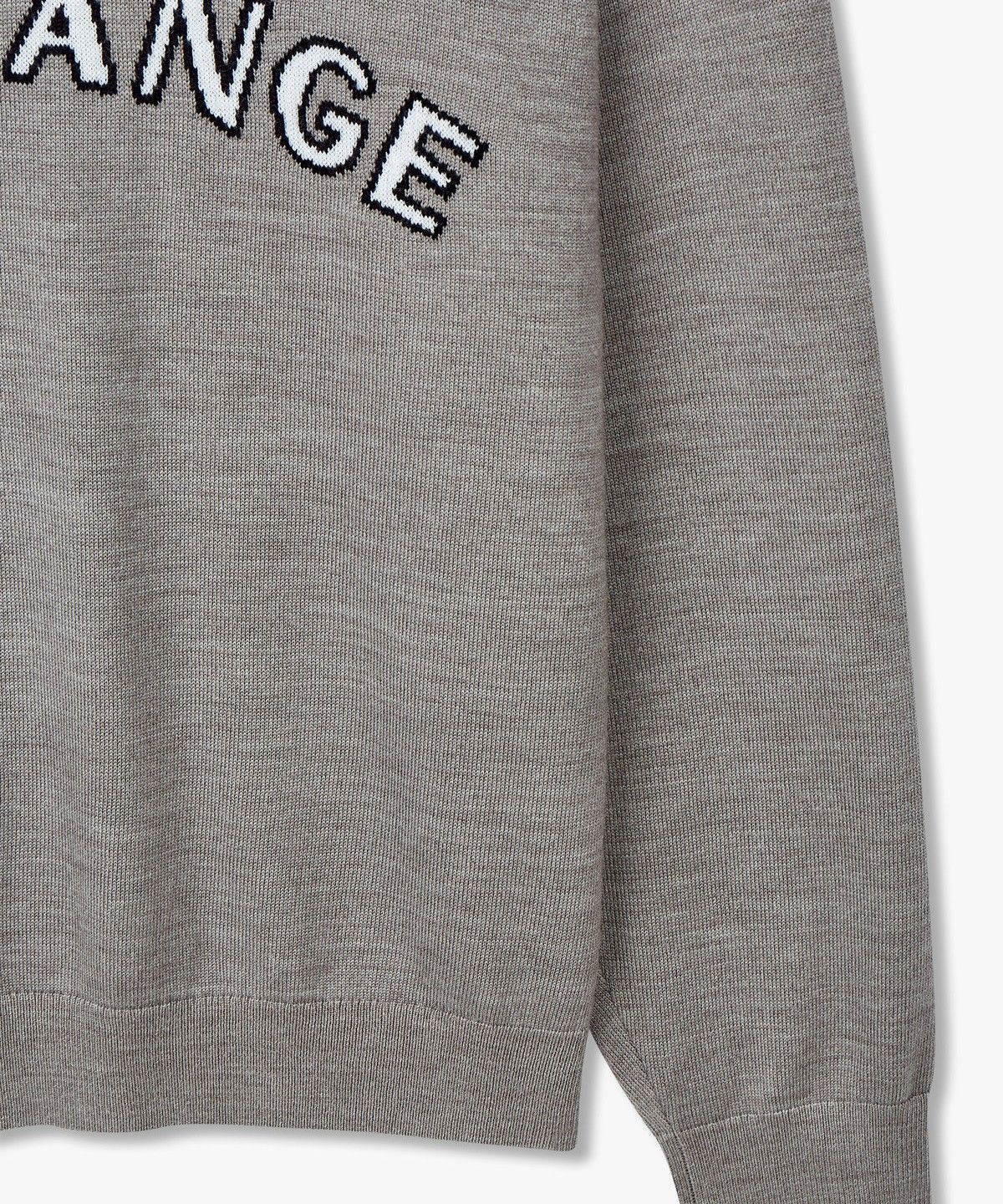 아르마니 익스체인지(ARMANI EXCHANGE) 남성 라운드 로고 후드 풀오버_멜란지 그레이 A414332026